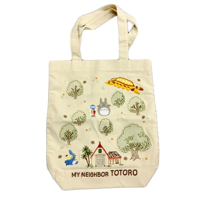 Maison Ghibli Tote bag with patch Totoro’s forest  - My Neighbor Totoro | Bags