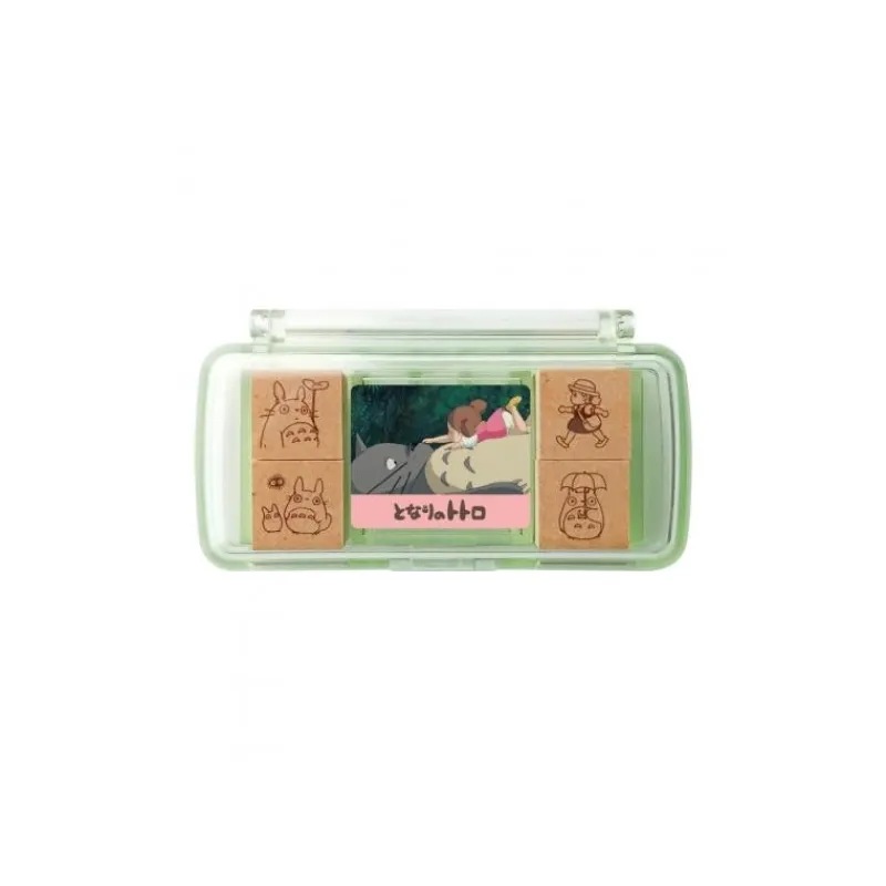 Maison Ghibli Totoro & Mei Mini Stamp Set Red - My Neighbor Totoro | Small Equipment