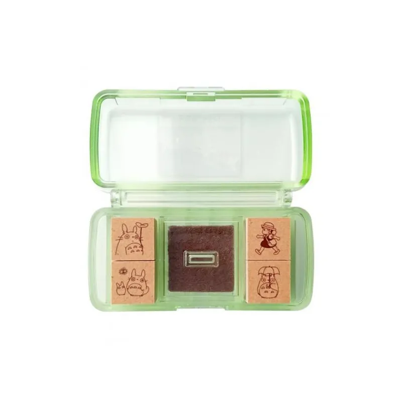 Maison Ghibli Totoro & Mei Mini Stamp Set Red - My Neighbor Totoro | Small Equipment
