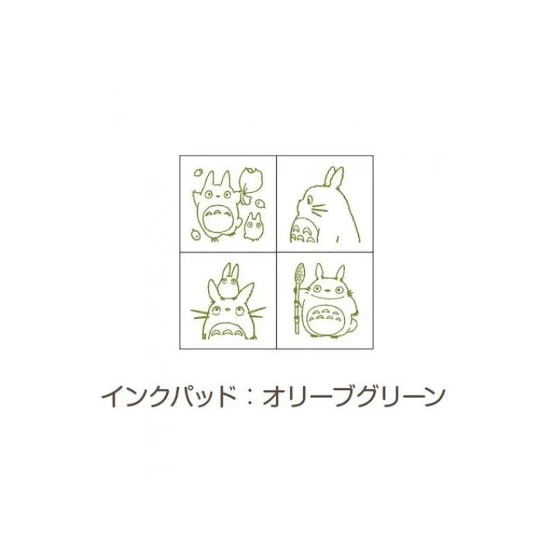Maison Ghibli Totoro Mini Stamp Set Green - My Neighbor Totoro | Small Equipment