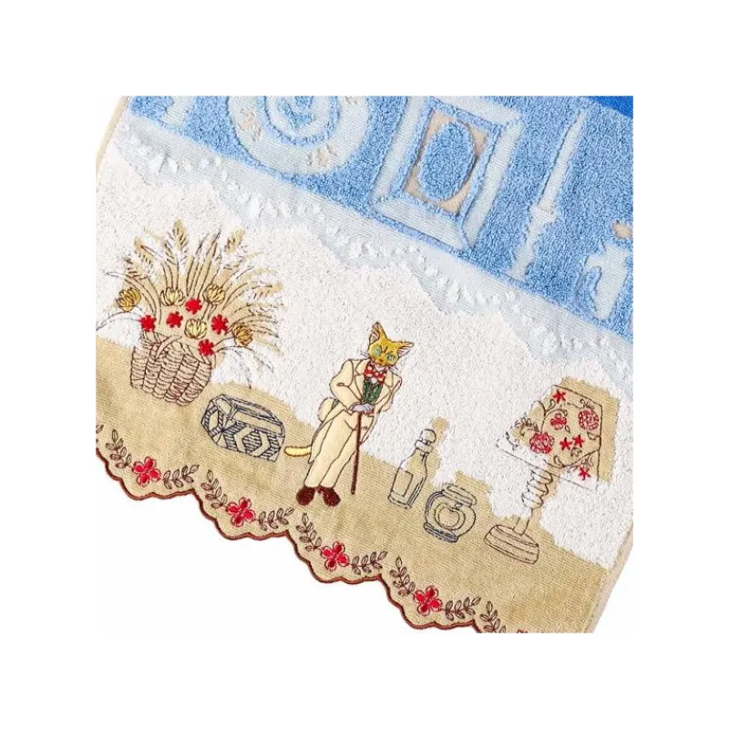 Maison Ghibli Towel Baron & antique shop 34x80 cm - Whisper of the Heart | Household Linen