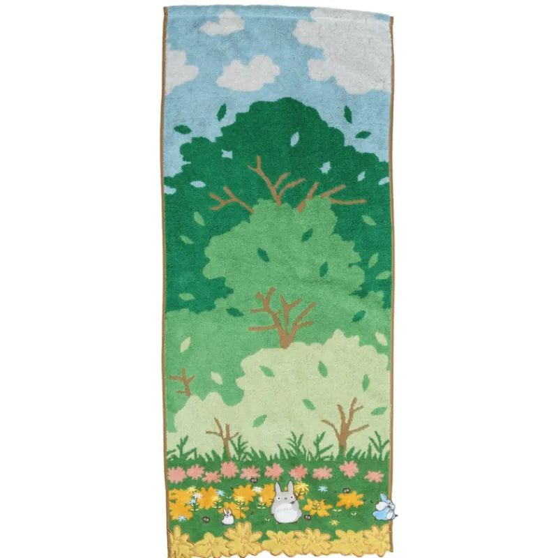 Maison Ghibli Towel Medium & Small Totoro racing 34x80 cm - My Neighbor Totoro | Household Linen