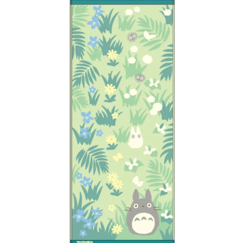 Maison Ghibli Towel Totoro & Butterfly 34x80 cm - My Neighbor Totoro | Household Linen