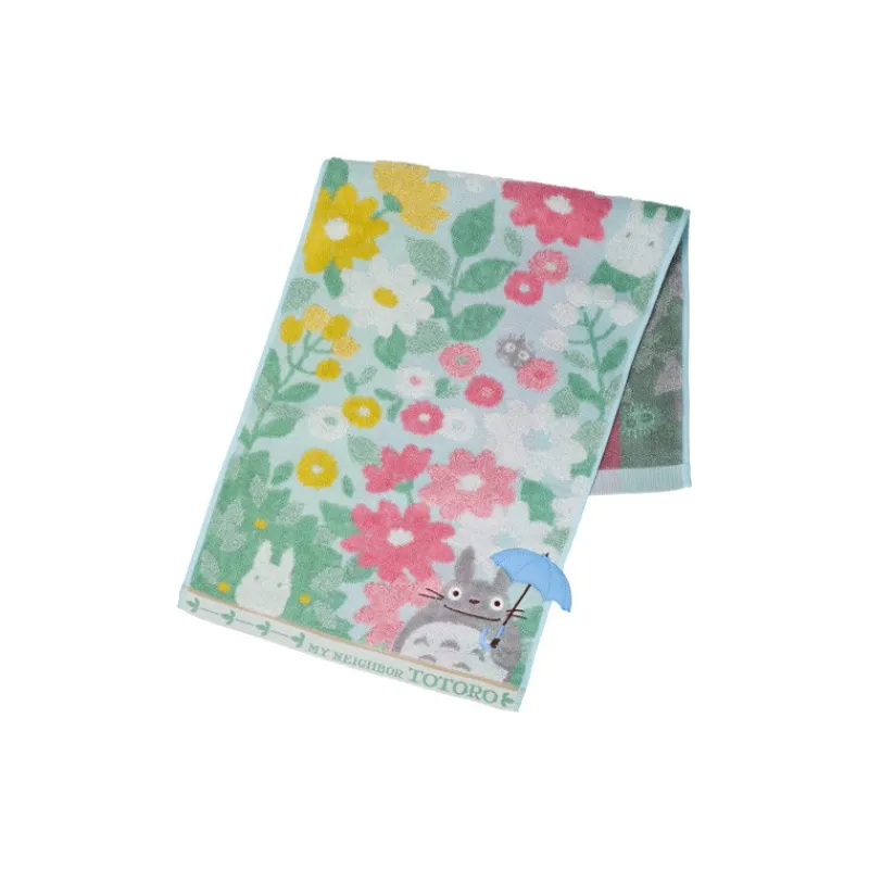 Maison Ghibli Towel Totoro Flower Fields 34x80 cm - My Neighbor Totoro | Household Linen
