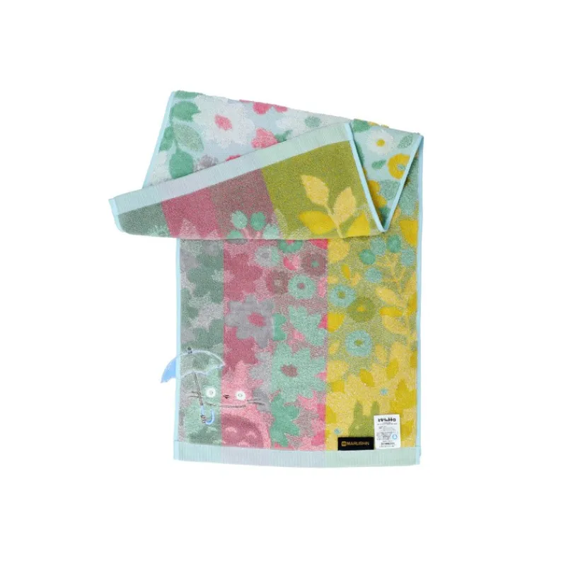 Maison Ghibli Towel Totoro Flower Fields 34x80 cm - My Neighbor Totoro | Household Linen