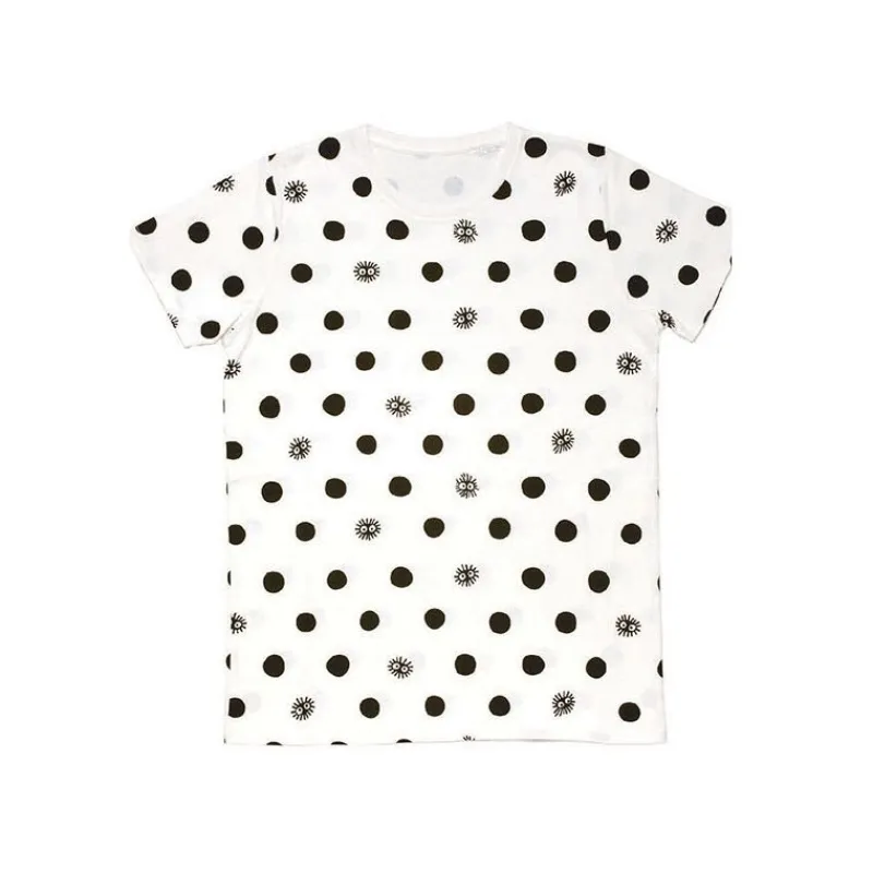 Maison Ghibli T-SHIRTS TOTORO KUROSUKE DOTS WHITE S(LADIES) - MY NEIGHBOR TOTORO | Outfits