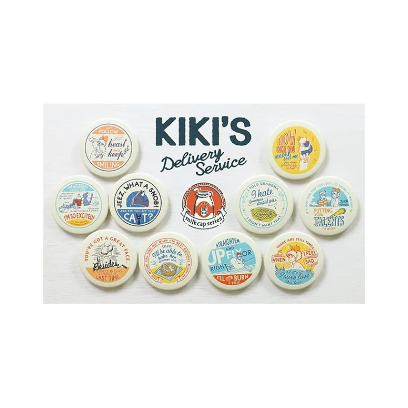 Maison Ghibli Vintage Badge Collection 10 PCS - Kiki's Delivery Service | Badges