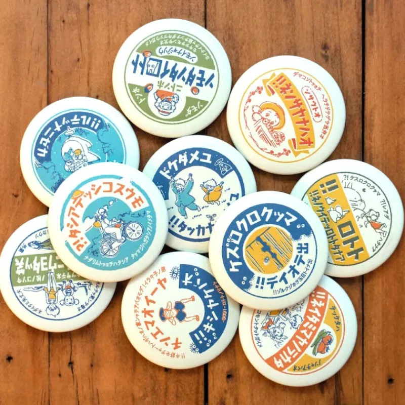 Maison Ghibli Vintage Badge Collection 10 PCS - My Neighbor Totoro | Badges