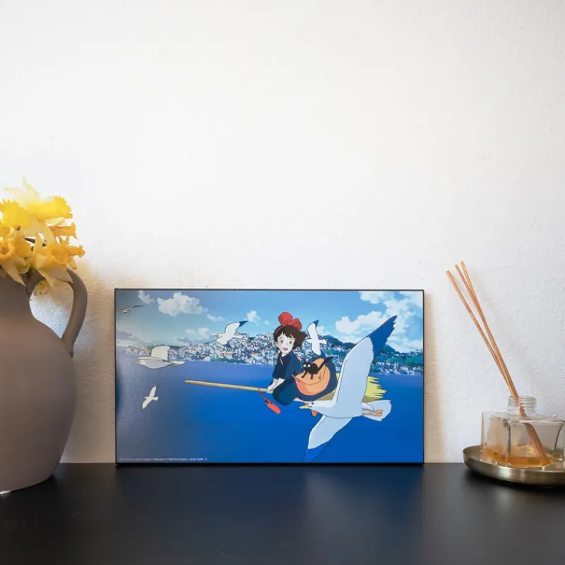 Maison Ghibli WOOD PANEL GHIBLI  01 - KIKI'S DELIVERY SERVICE | Wall Decoration